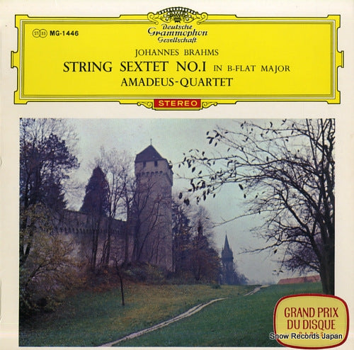 AMADEUS QUARTETT brahms; string sextet no.1 in b-flat major MG1446