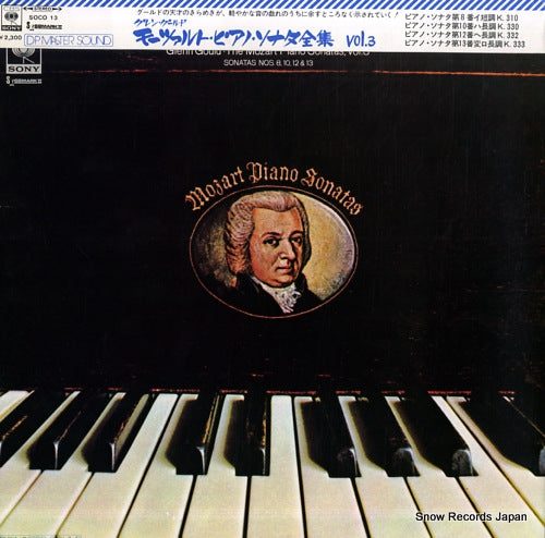 GOULD, GLENN the mozart piano sonatas, vol.3 SOCO13