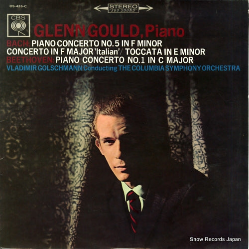 GOULD, GLENN bach; piano concerto no.5 in f minor OS-426-C