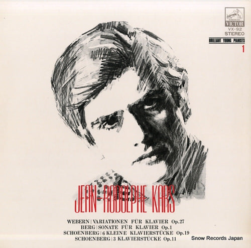 KARS, JEAN-RODOLPHE webern; variationen fur klavier op.27 VX-92