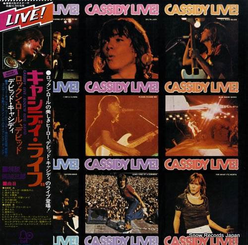 CASSIDY, DAVID cassidy live BLPM-38