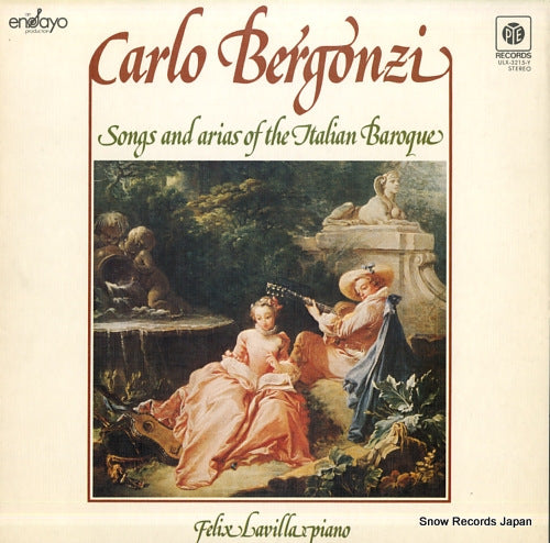 BERGONZI, CARLO songs and arias of the italian baroque ULX-3215-Y