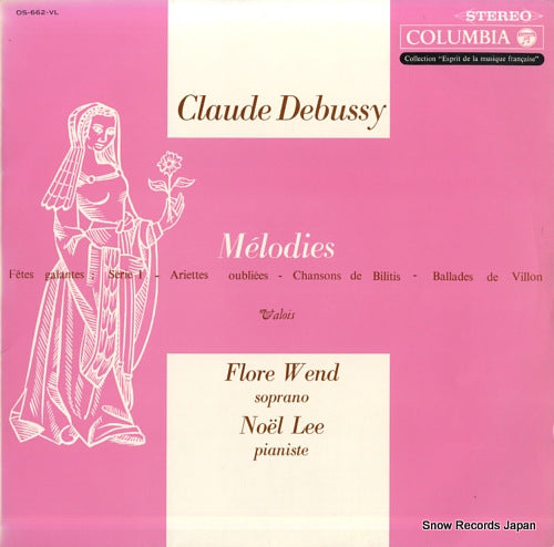WEND, FLORE debussy; melodies OS-662-VL