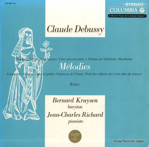 KRUYSEN, BERNARD debussy; melodies OS-661-VL