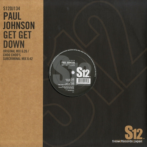 JOHNSON, PAUL get get down S12DJ134