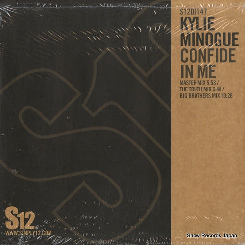 MINOGUE, KYLIE confide in me S12DJ147