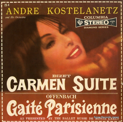 KOSTELANETZ, ANDRE bizet; carmen suite / offenbach; gaite parisienne ZS-4