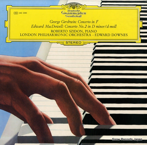 SZIDON, ROBERTO gershwin; concerto in f MG2250