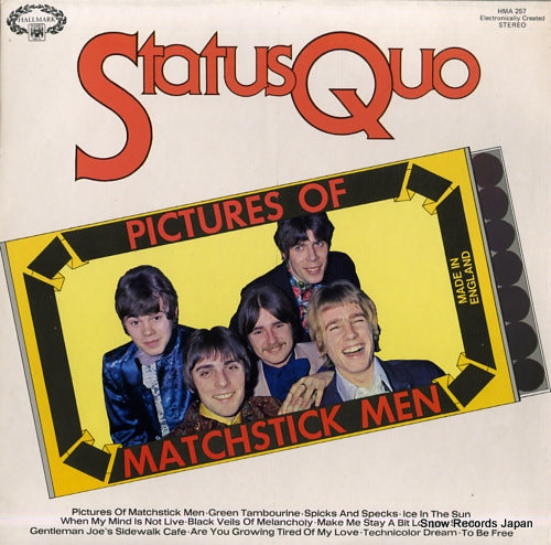 STATUS QUO pictures of matchstick men HMA257