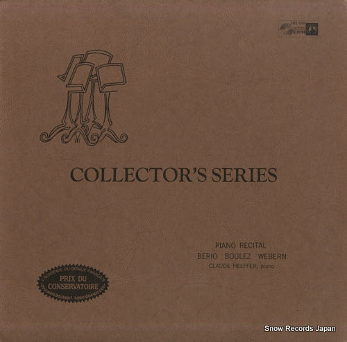 HELFFER, CLAUDE piano recital SMS-2590