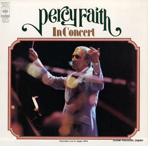 FAITH, PERCY percy faith in concert SOPN70