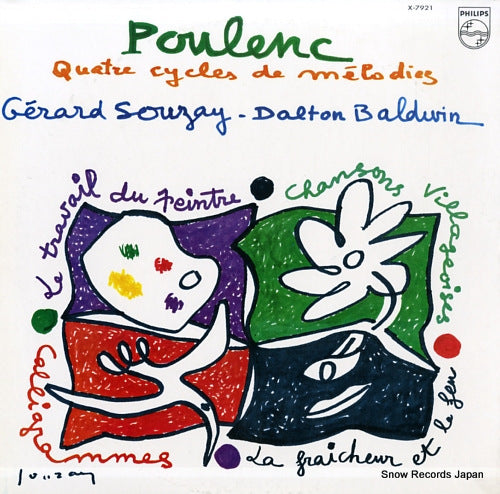 SOUZAY, GERARD poulenc; quatre cycles de melodies X-7921