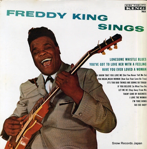KING, FREDDY freddy king sings K762