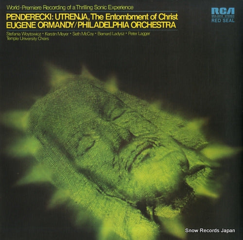 ORMANDY, EUGENE penderecki; utrenja the entombment of christ SRA-2814