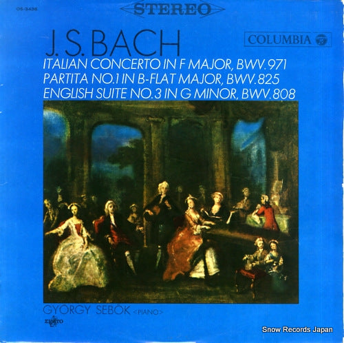 SEBOK, GYORGY bach; italian concerto in f major, bwv.971 OS-3436