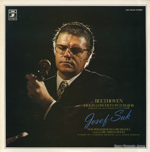 SUK, JOSEF beethoven; violin concerto in d major EAC-85006