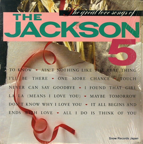 JACKSON 5, THE the great love songs of the jackson 5 5346ML