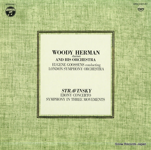 HERMAN, WOODY stravinsky; ebony concerto / symphony in three movements HRS-1037-EV