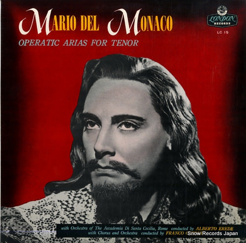 DEL MONACO, MARIO operatic arias for tenor LC15