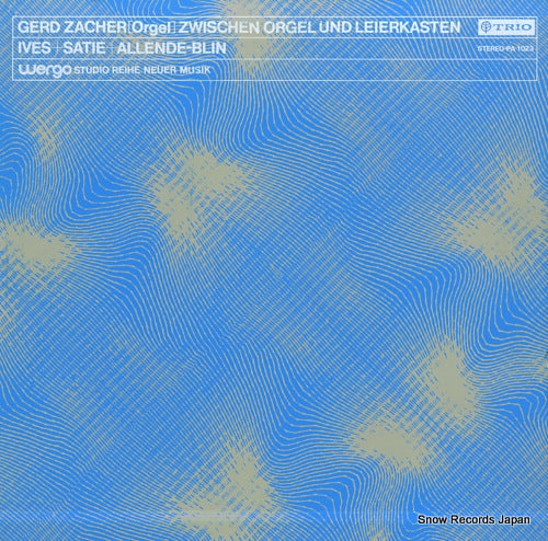 ZACHER, GERD zwischen orgel und leierkasten PA-1023