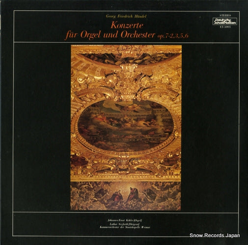 KOHLER, JOHANNES-ERNST handel; konzerte fur orgel und orchester ET-5003