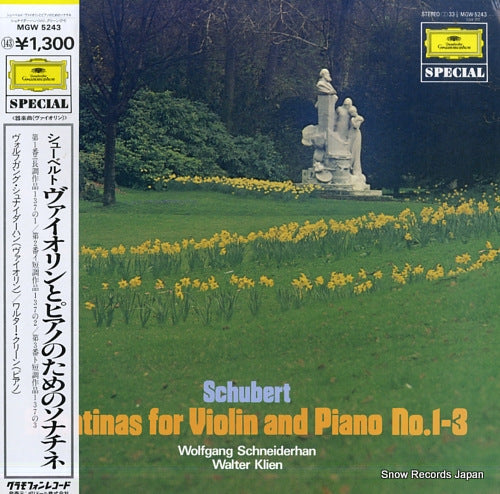 SCHNEIDERHAN, WOLFGANG / WALTER KLIEN schubert; sonatinas for violin and piano no.1-3 MGW5243