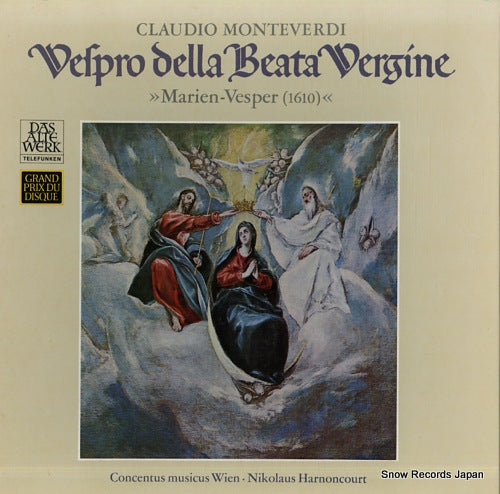 HARNONCOURT, NIKOLAUS monteverdi; vespro della beata vergine / marien-vesper(1610) 6.35045FA/SAWT9501/02-A
