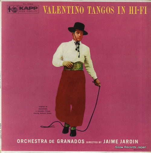 ORCHESTRA DE GRANADOS valentino tangos in hi-fi KL-1064