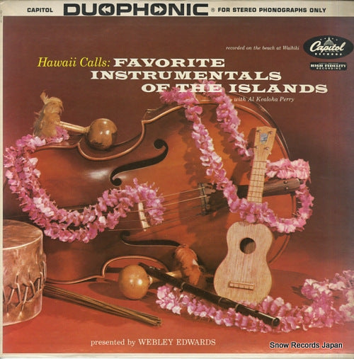 PERRY, AL KEALOHA hawaii calls: favorite instrumentals of the islands DT-715