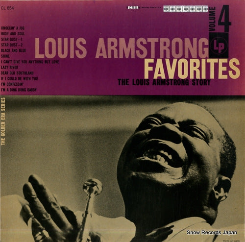ARMSTRONG, LOUIS the louis armstrong story, vol.4: louis armstrong favorites CL854