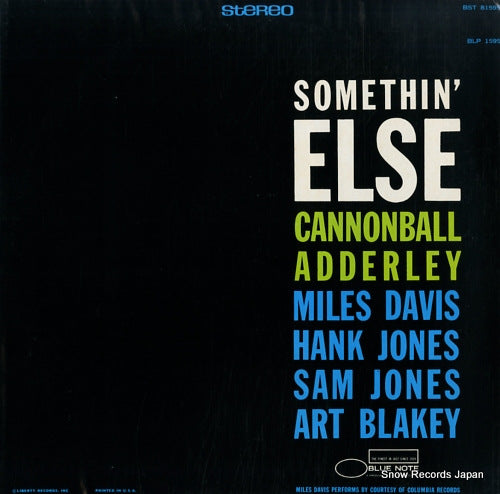 ADDERLEY, CANNONBALL somethin' else BST-81595