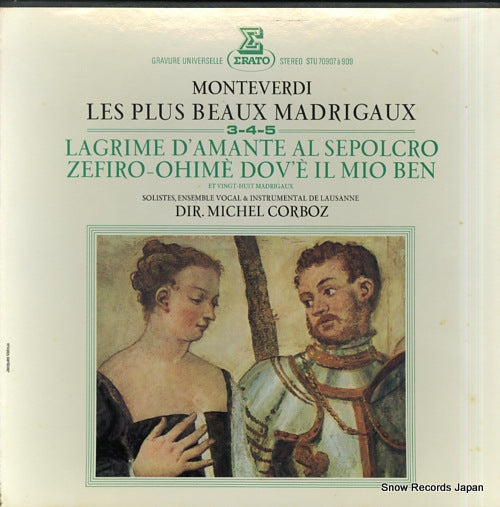 CORBOZ, MICHEL monteverdi; les plus beaux madrigaux vol.3-4-5 STU70907-908-909