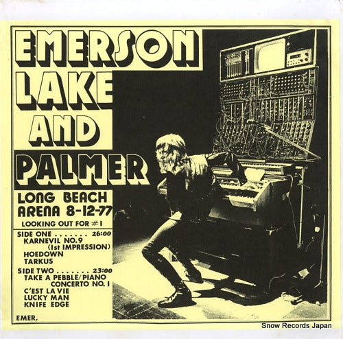 EMERSON, LAKE AND PALMER long beach arena 8-12-77. looking out for #1 EMER1