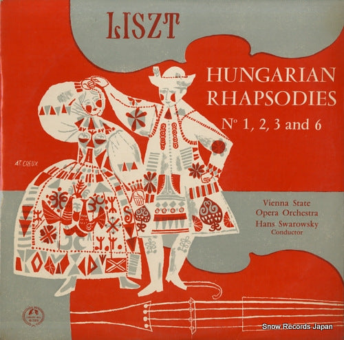 SWAROWSKY, HANS liszt; hungarian rhapsodies no1.2.3.6 M-2189