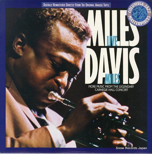 DAVIS, MILES live miles more music from the legendary carnegie hall concert CJ40609