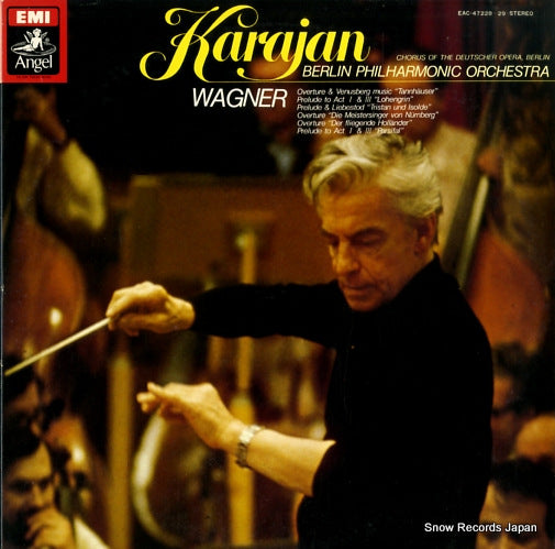 KARAJAN, HERBERT VON wagner; overture & venusberg music "tannhauser" EAC-47228