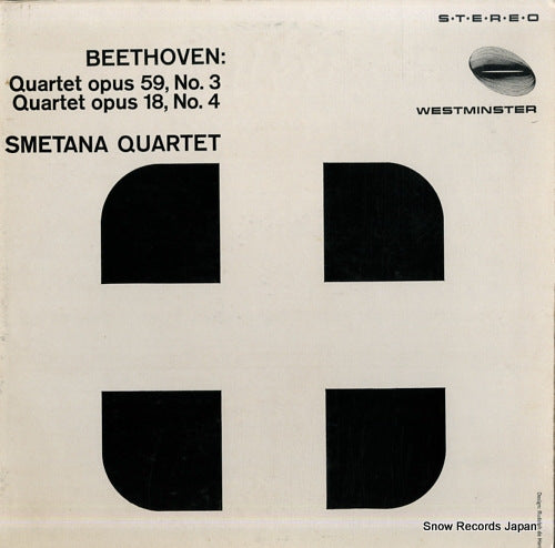 SMETANA QUARTET beethoven; quartet opus 59 no.3 WST14119 / AWS2428