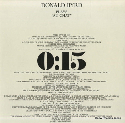 BYRD, DONALD plays "au chat" OMS-7001/7002