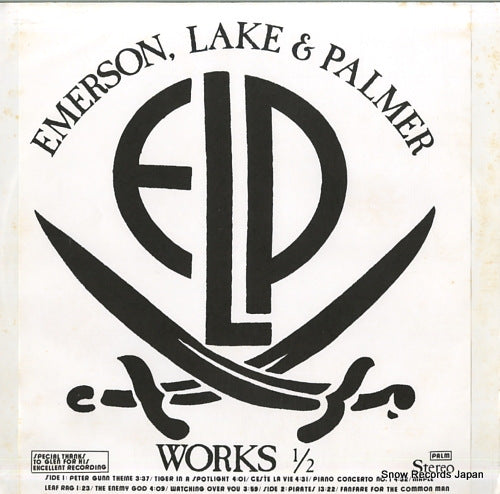 EMERSON, LAKE AND PALMER works 1/2 PALM-1