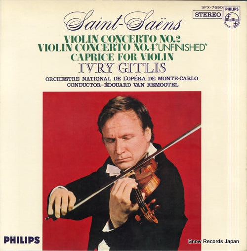 GITLIS, IVRY saens; violin concerto no.2 & no.4 "unfinished" SFX-7690