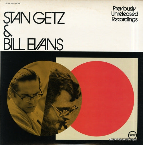 GETZ, STAN, AND BILL EVANS previously unreleased recordings MV2087