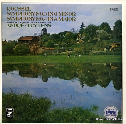 CLUYTENS, ANDRE roussel; symphonies nos. 3 & 4 AA-8674