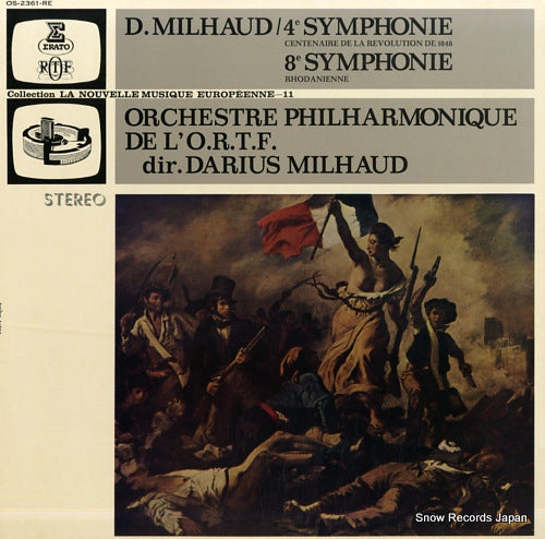 MILHAUD, DARIUS milhaud; 4e symphonie / 8e symphonie OS-2361-RE