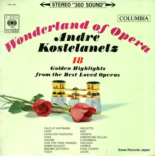 KOSTELANETZ, ANDRE wonderland of opera CSS36