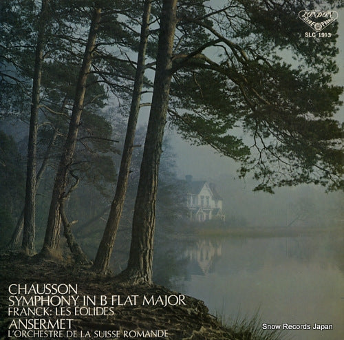 ANSERMET, ERNEST chausson; symphony in b flat major SLC1913