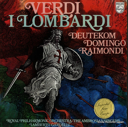GARDELLI, LAMBERTO verdi; i lombardi 6703032 / 6500305-7