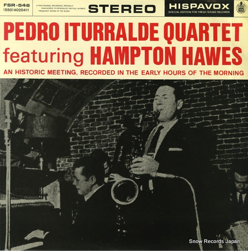 ITURRALDE, PEDRO pedro iturralde quartet featuring hampton hawes (550)4020411