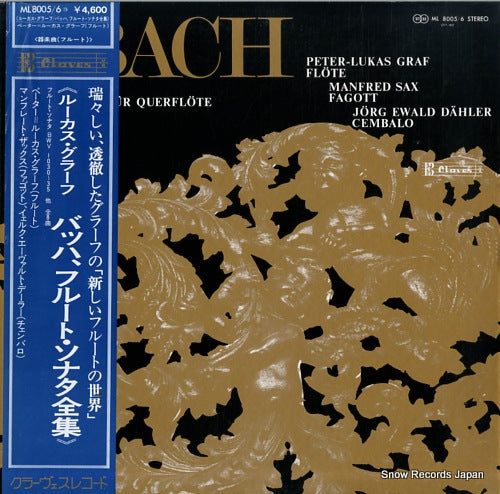 GRAF, PETER-LUKAS bach; die sonaten fur querflote ML8005/6