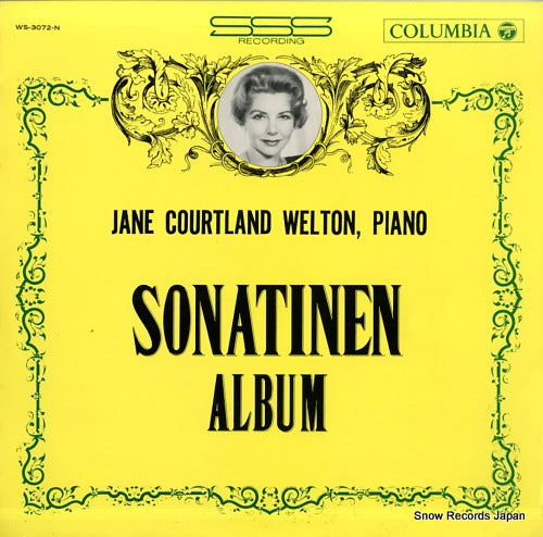 WELTON, JANE COURTLAND sonatinen album WS-3072-N