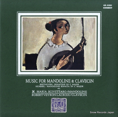 SCIVITTARO, MARIA music for mandoline & clavecin AA-9280